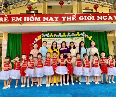 TRƯỜNG MN SƠN CA THAM GIA CHƯƠNG TRÌNH GIAO LƯU " BÉ YÊU TIẾNG VIỆT"